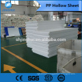 7mm PP twin wall sheet printing and cutting PP Hollow board